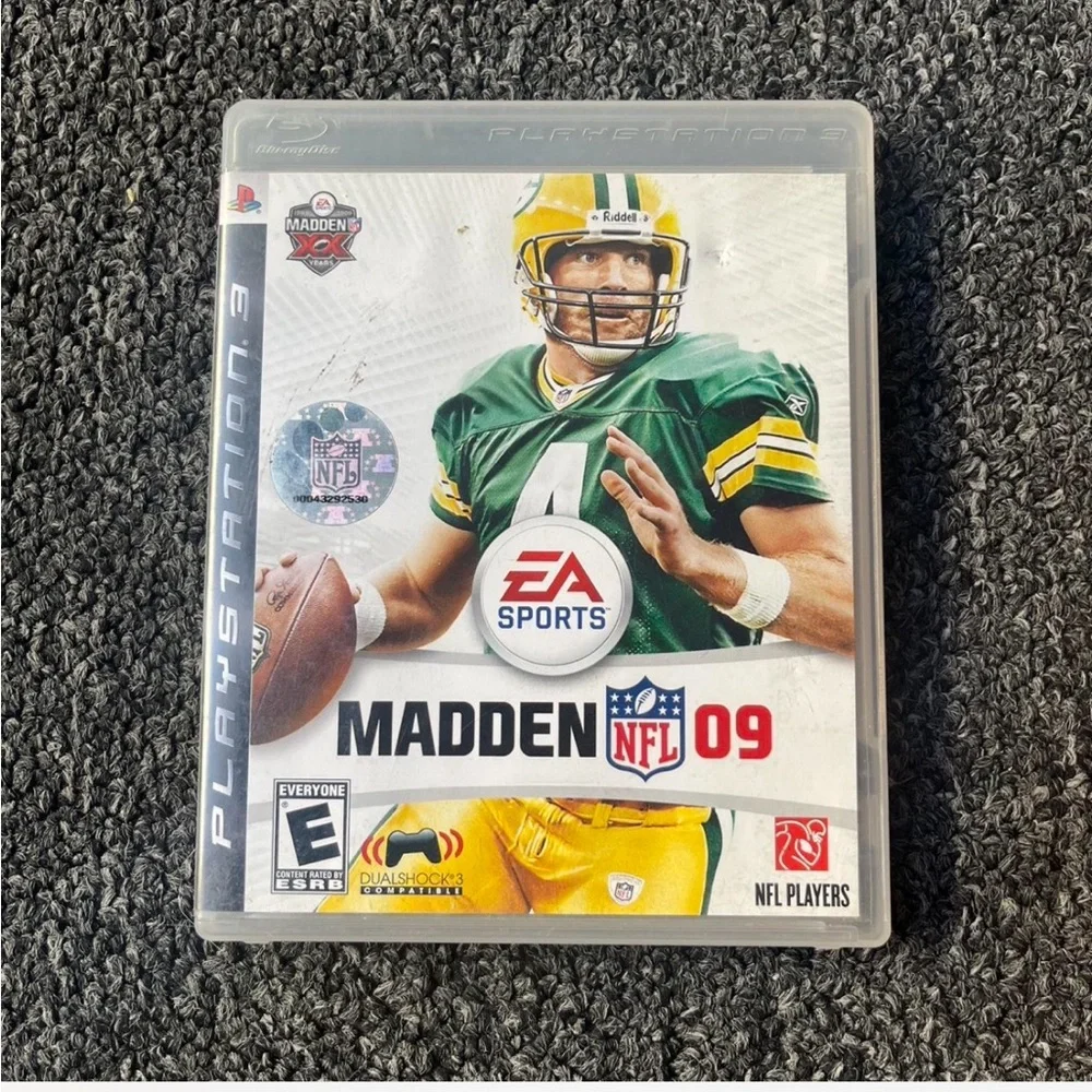Madden NFL 09 Sony Playstation 3 2008 W Manual